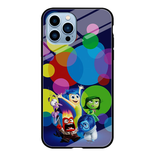 Inside Out Colorful Circle iPhone 15 Pro Case-Phone Case-Tempered Glass Case-Altracase