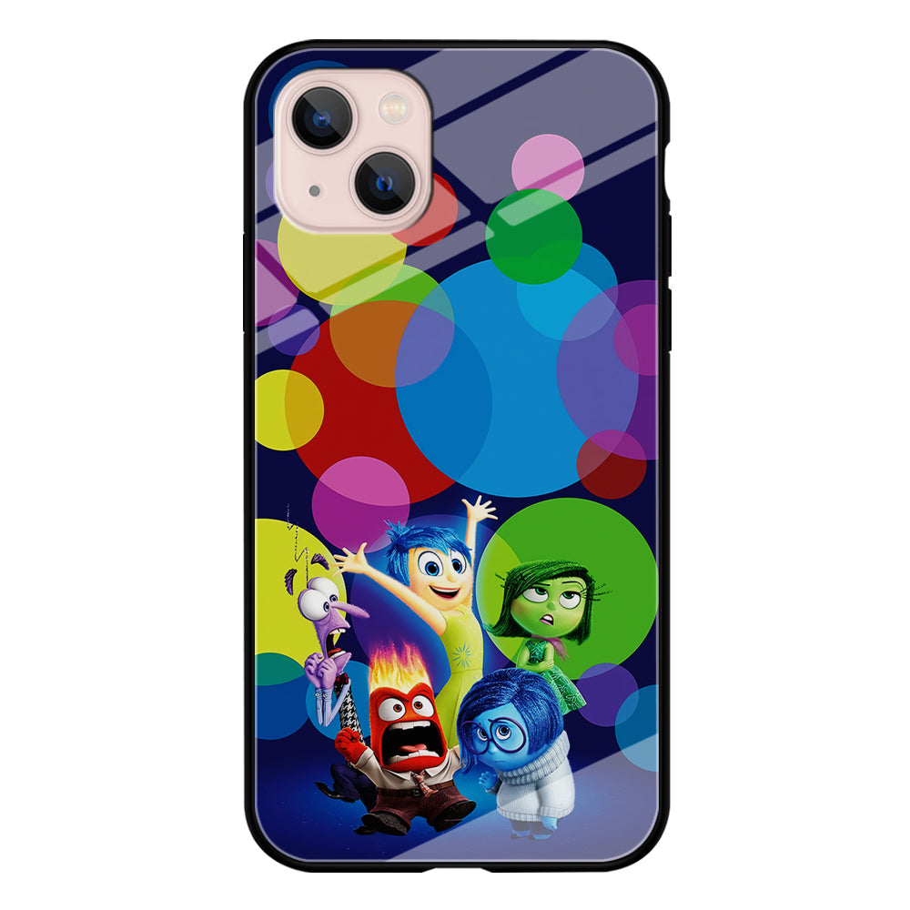 Inside Out Colorful Circle iPhone 13 Case-Phone Case-Tempered Glass Case-Altracase