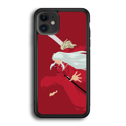 Inuyasha Red Background iPhone 12 Mini Case