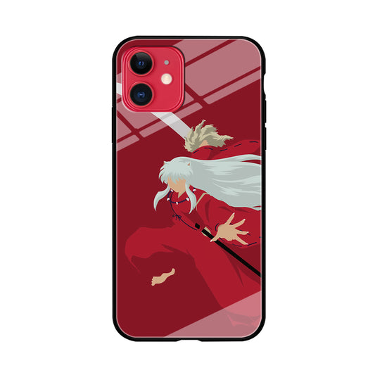 Inuyasha Red Background iPhone 11 Case