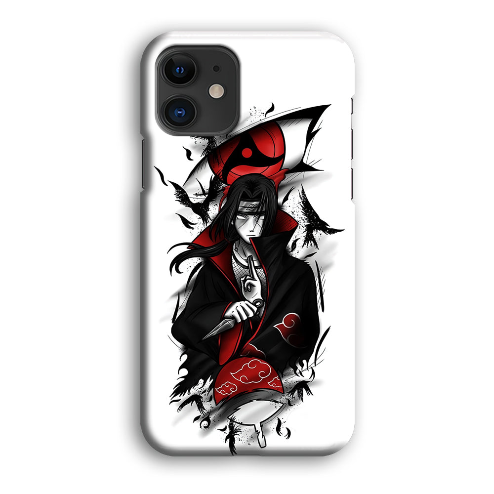 Itachi Uchiha White iPhone 12 Case-Phone Case-3D Case-Altracase