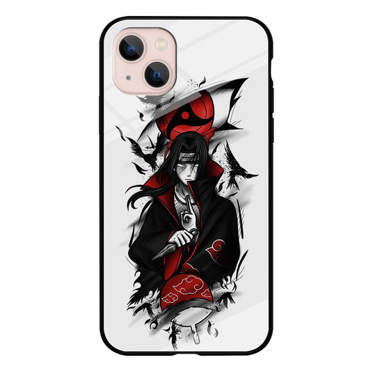 Itachi Uchiha White iPhone 14 Case