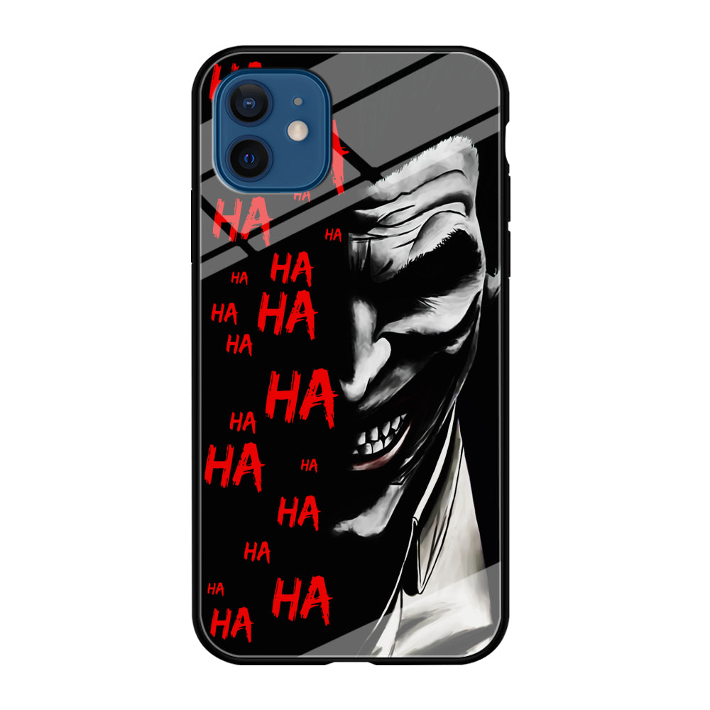 Joker Laugh iPhone 12 Case-Phone Case-Tempered Glass Case-Altracase