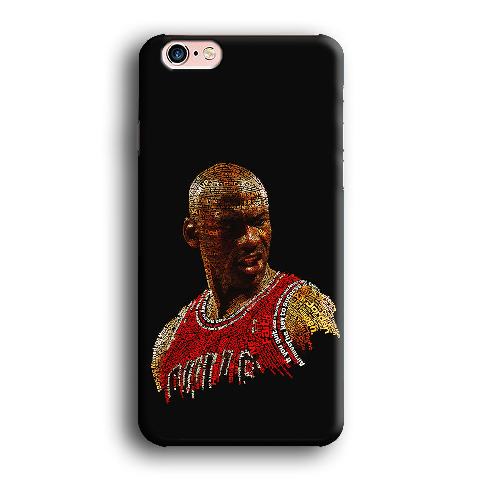 Jordan Typography Art iPhone 6 | 6s Case