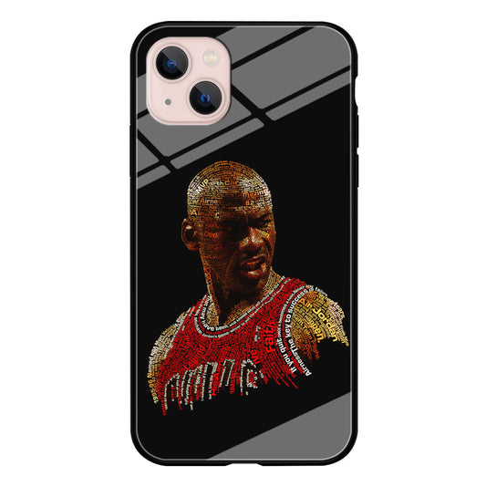 Jordan Typography Art iPhone 13 Case-Phone Case-Tempered Glass Case-Altracase