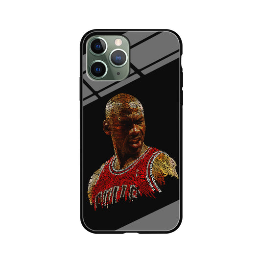 Jordan Typography Art iPhone 11 Pro Case-Phone Case-Tempered Glass Case-Altracase