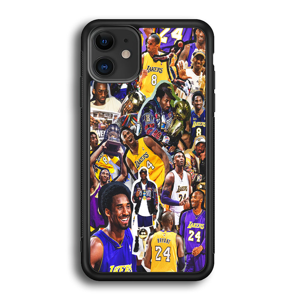 Kobe bryant lakers Collage iPhone 12 Mini Case