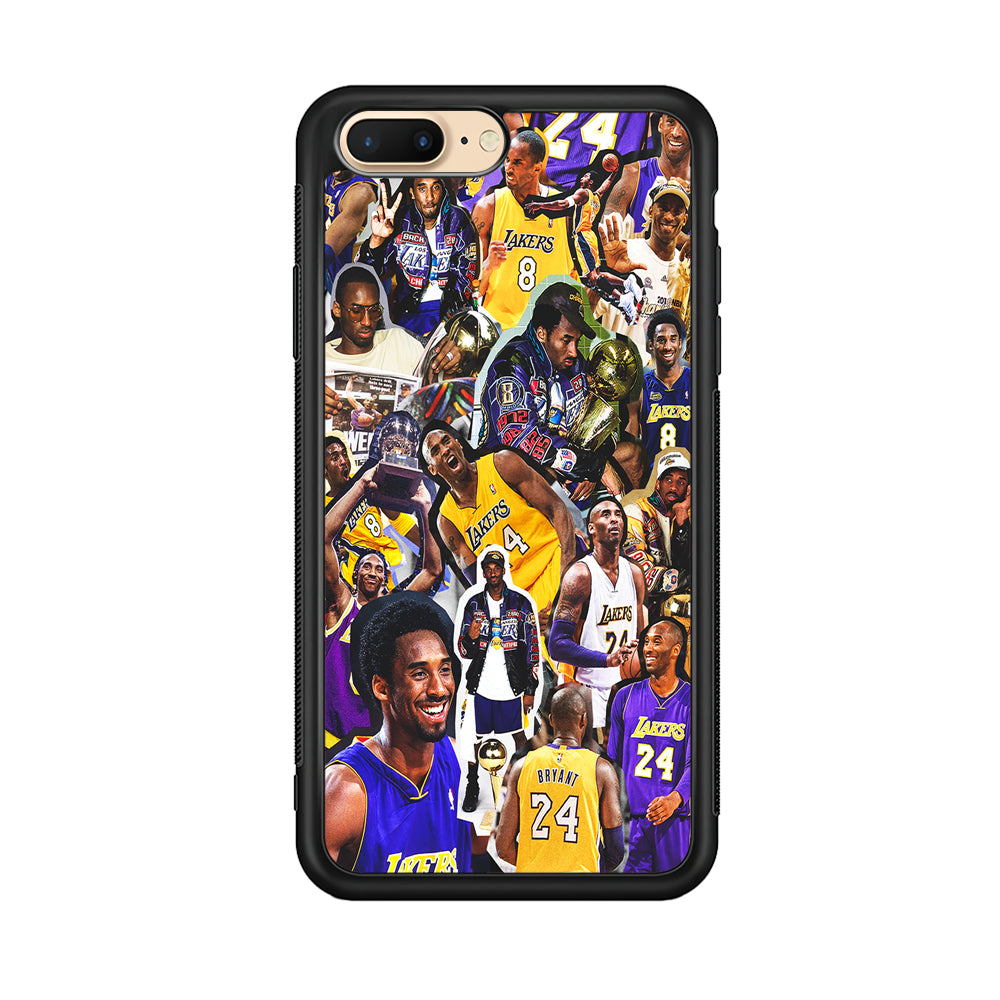 Kobe bryant lakers Collage iPhone 8 Plus Case