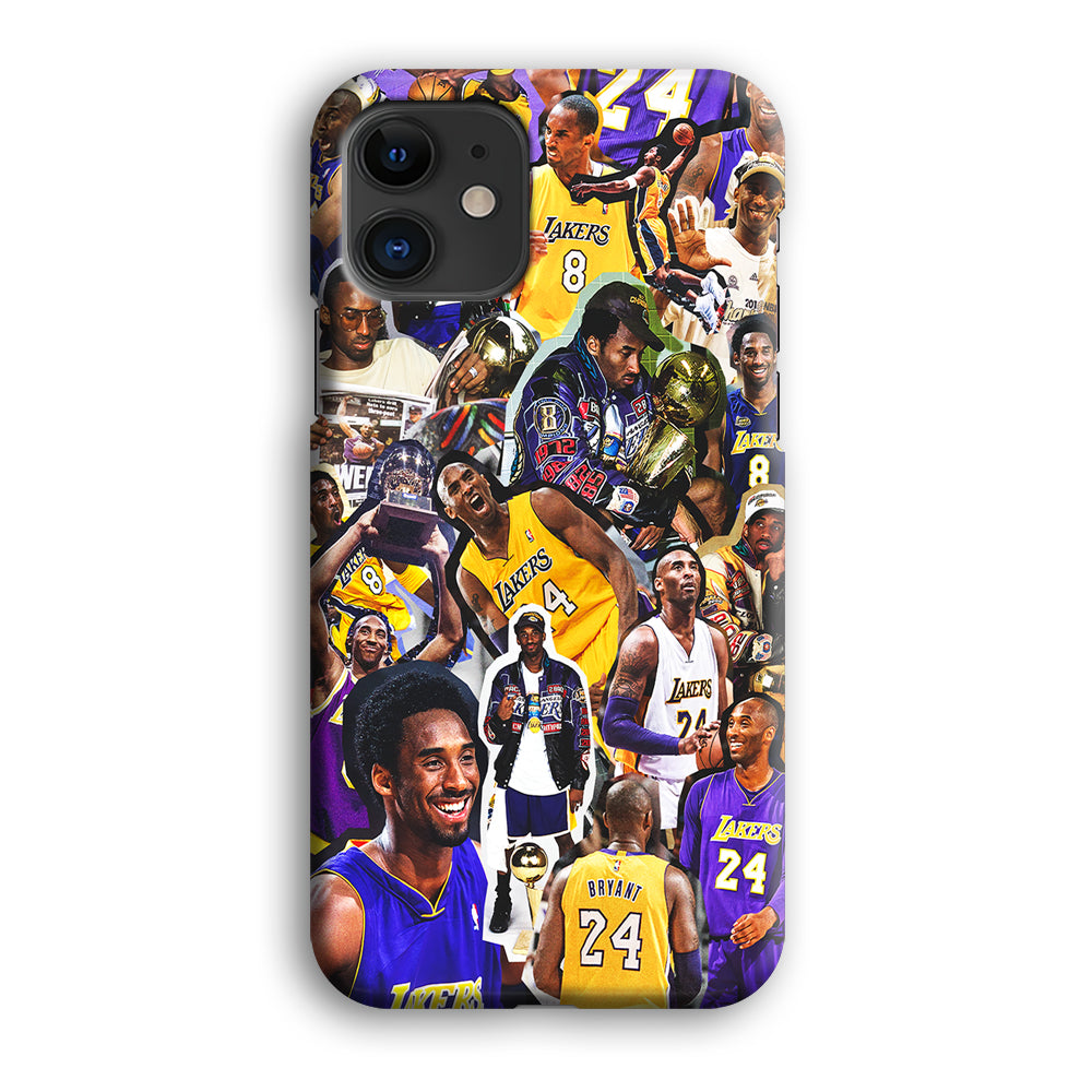 Kobe bryant lakers Collage iPhone 12 Case