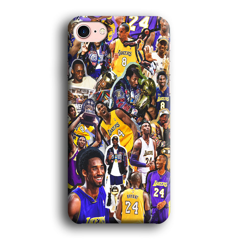 Kobe bryant lakers Collage iPhone 8 Case