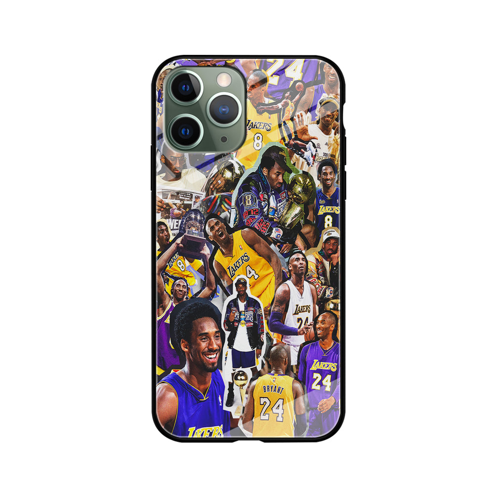 Kobe bryant lakers Collage iPhone 11 Pro Max Case-Phone Case-Tempered Glass Case-Altracase