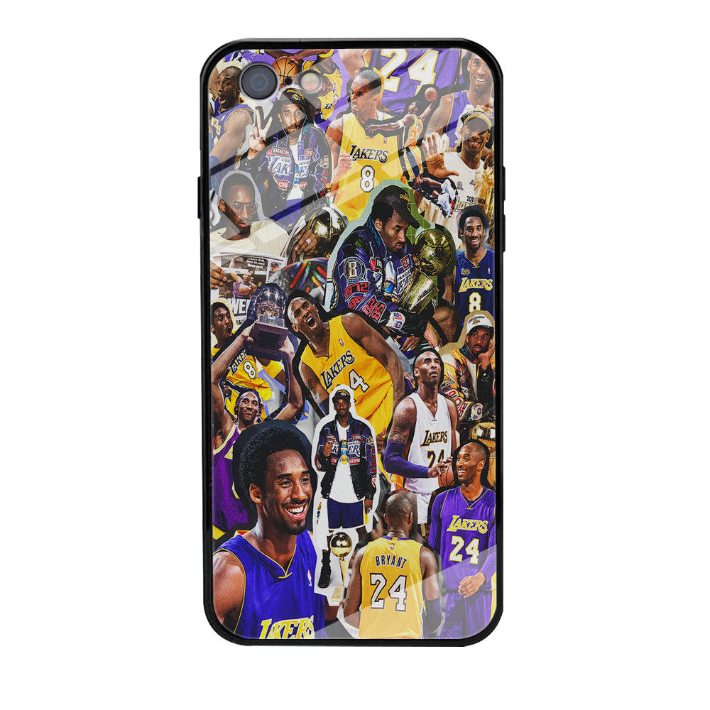 Kobe bryant lakers Collage iPhone 6 Plus | 6s Plus Case-Phone Case-Tempered Glass Case-Altracase