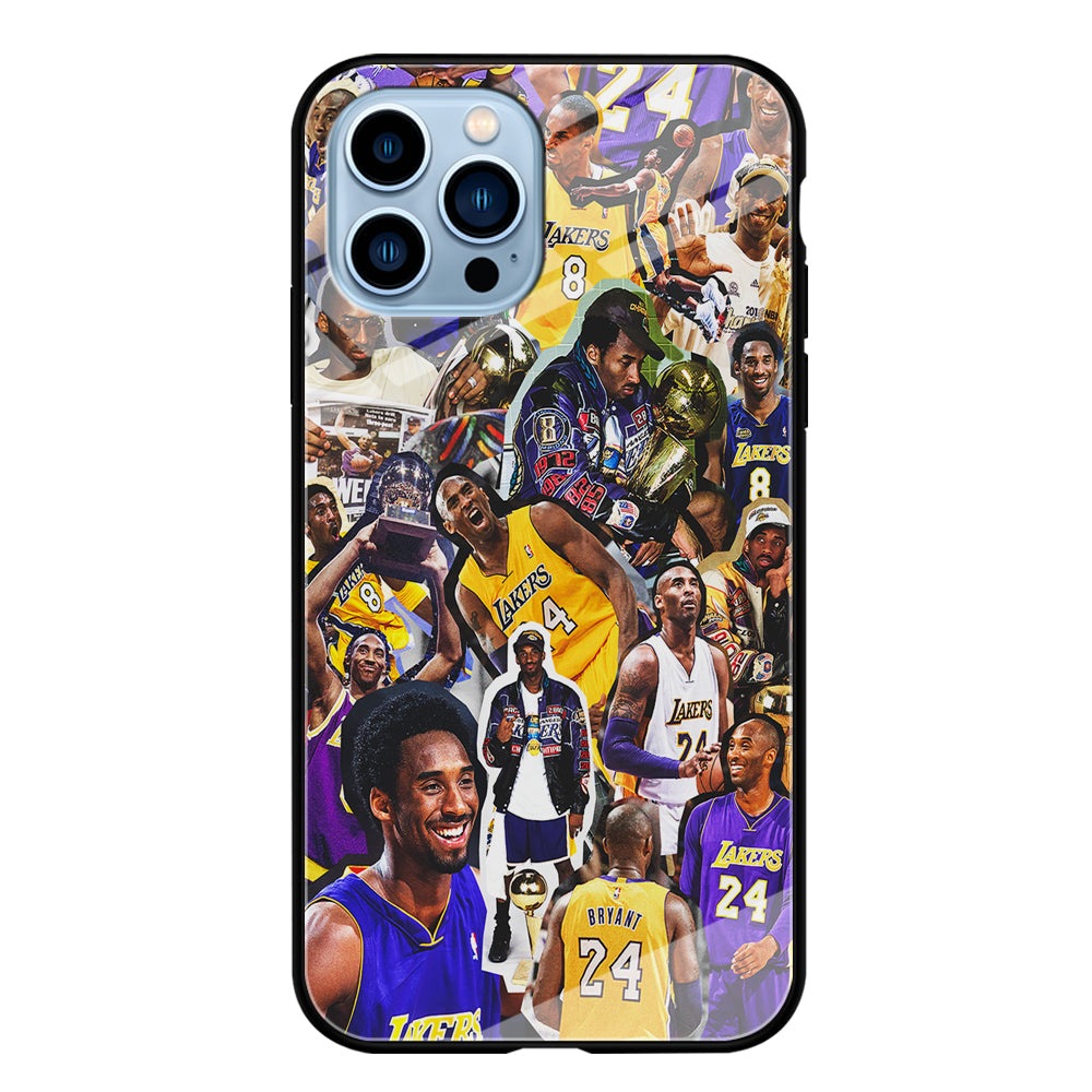 Kobe bryant lakers Collage iPhone 13 Pro Case-Phone Case-Tempered Glass Case-Altracase