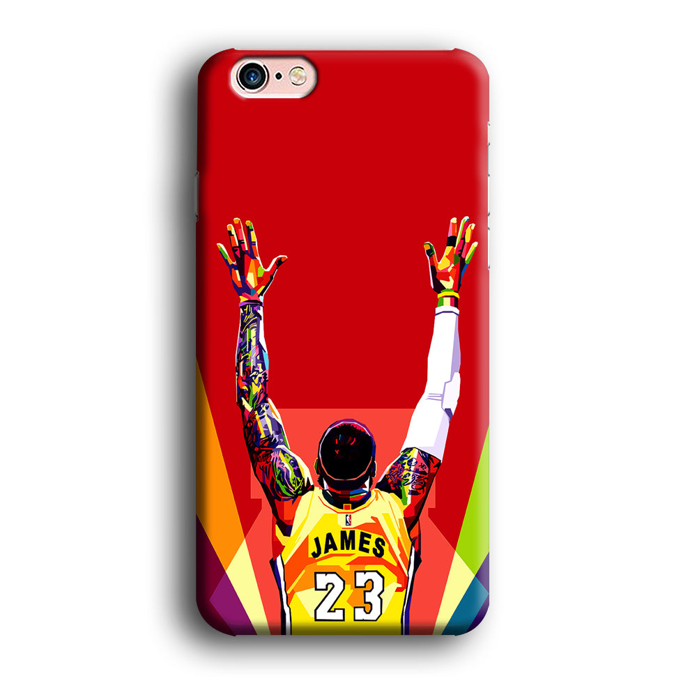 Lebron James Colorful Pop Art iPhone 6 | 6s Case