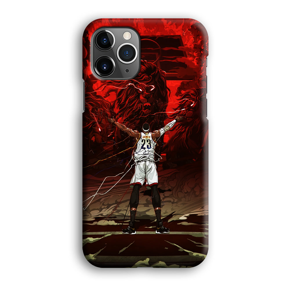 Lebron James Lion Art iPhone 12 Pro Case