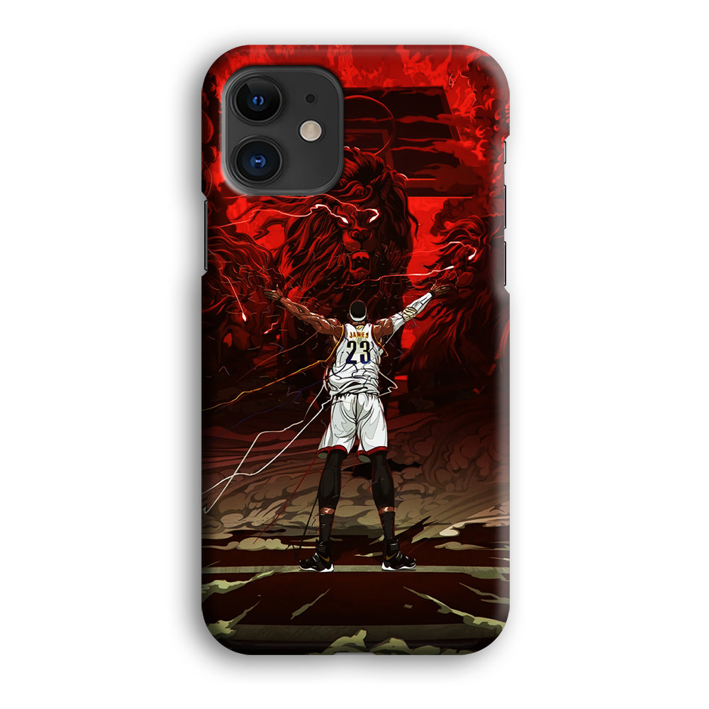 Lebron James Lion Art iPhone 12 Case