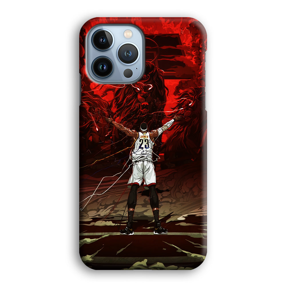 Lebron James Lion Art iPhone 13 Pro Max Case