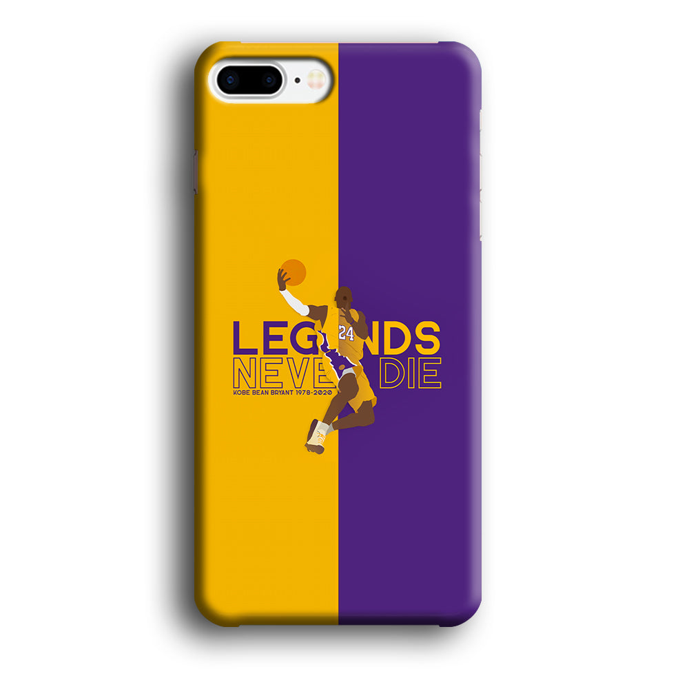 Legend Kobe Bryant 24 Lakers iPhone 8 Plus Case