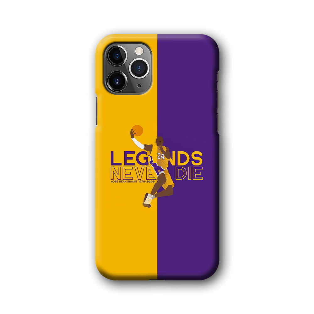 Legend Kobe Bryant 24 Lakers iPhone 11 Pro Case