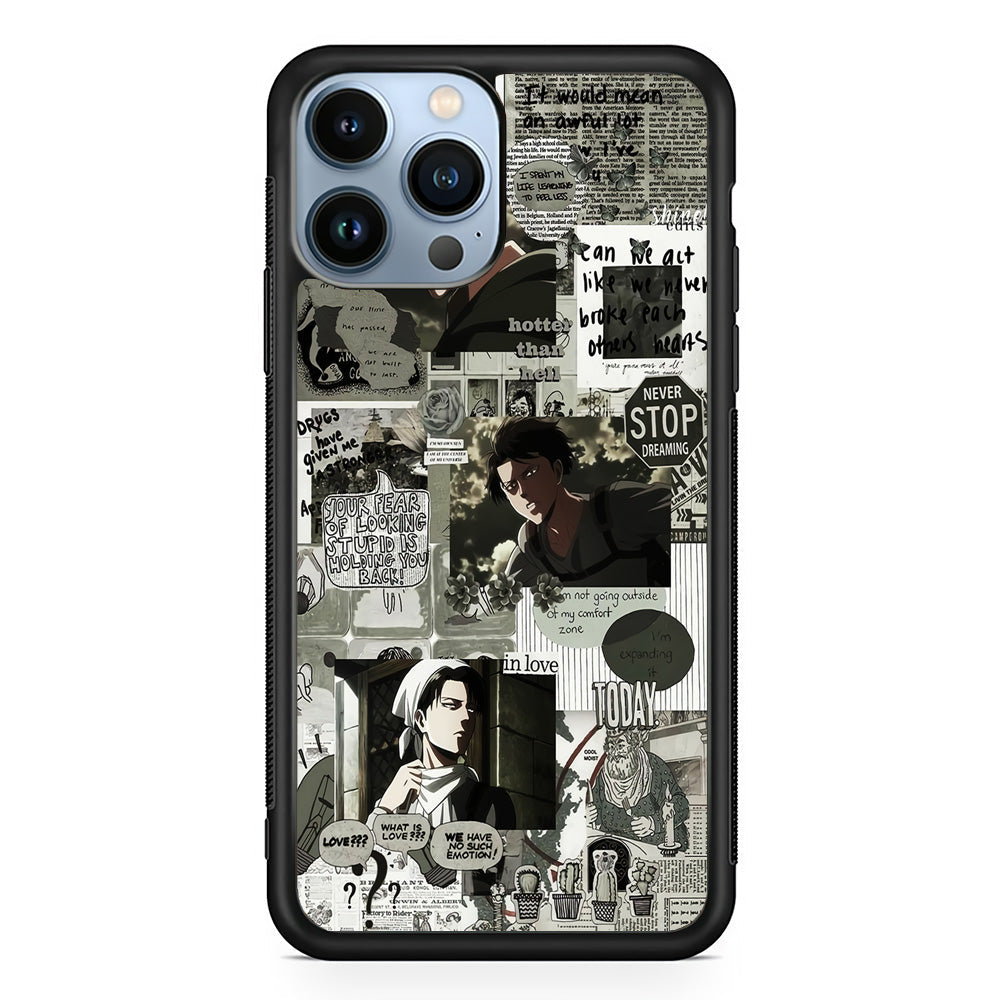 Levi Ackerman Aesthetic iPhone 13 Pro Max Case