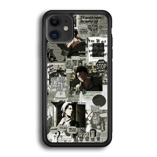 Levi Ackerman Aesthetic iPhone 12 Mini Case