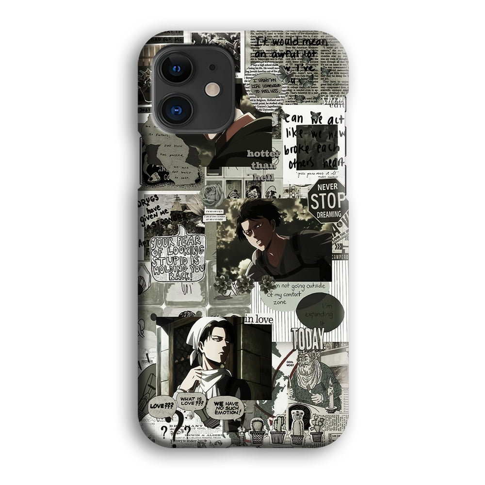 Levi Ackerman Aesthetic iPhone 12 Mini Case