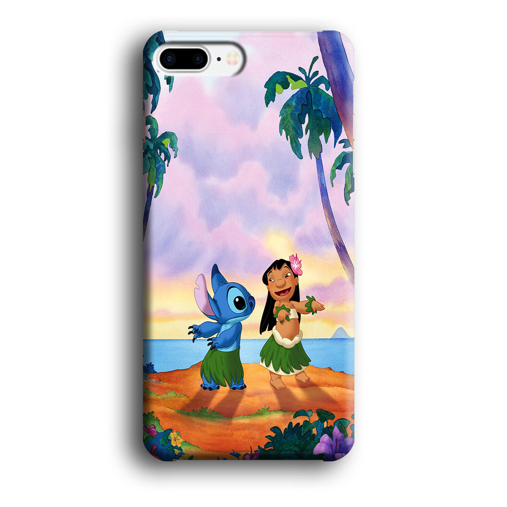 Lilo and Stitch Dancing iPhone 8 Plus Case