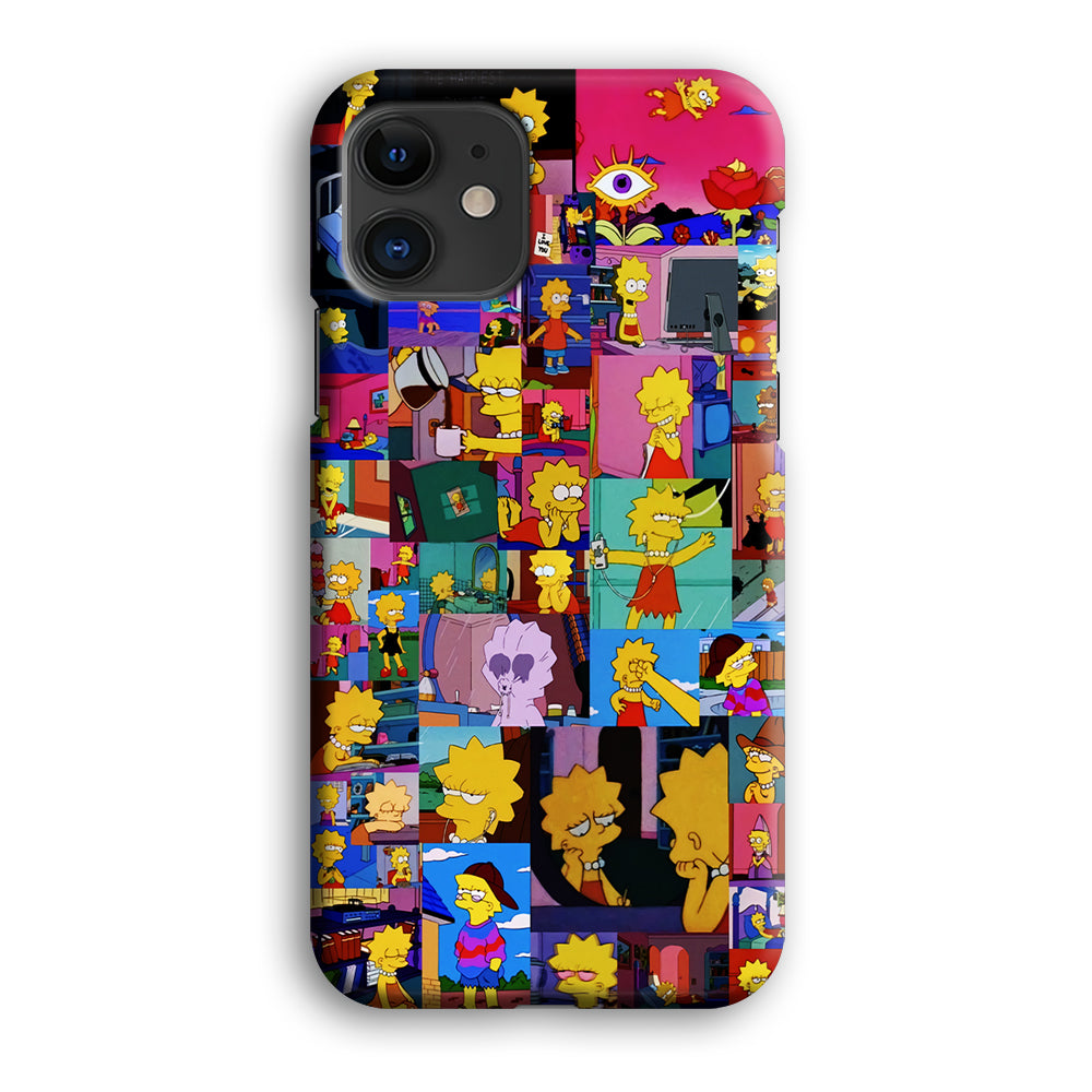 Lisa Simpson Aesthetic iPhone 12 Mini Case