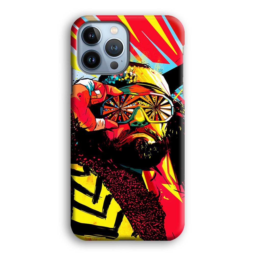 Macho Man Randy Art iPhone 15 Pro Case