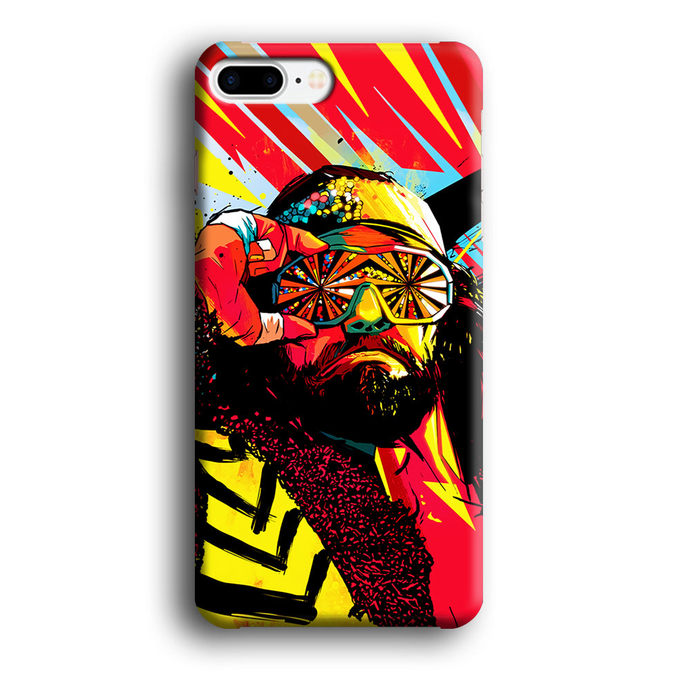 Macho Man Randy Art iPhone 8 Plus Case