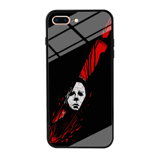 Michael Myers Knife Blood iPhone 8 Plus Case