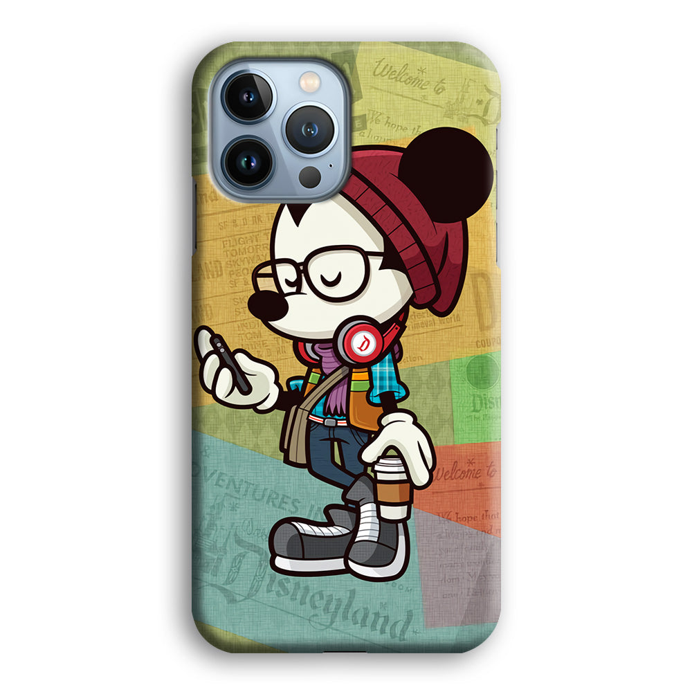 Mickey Mouse Hipster Style iPhone 15 Pro Case