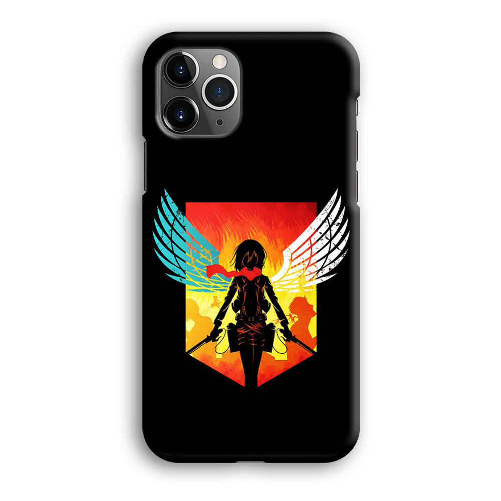 Mikasa Ackerman Art iPhone 12 Pro Case