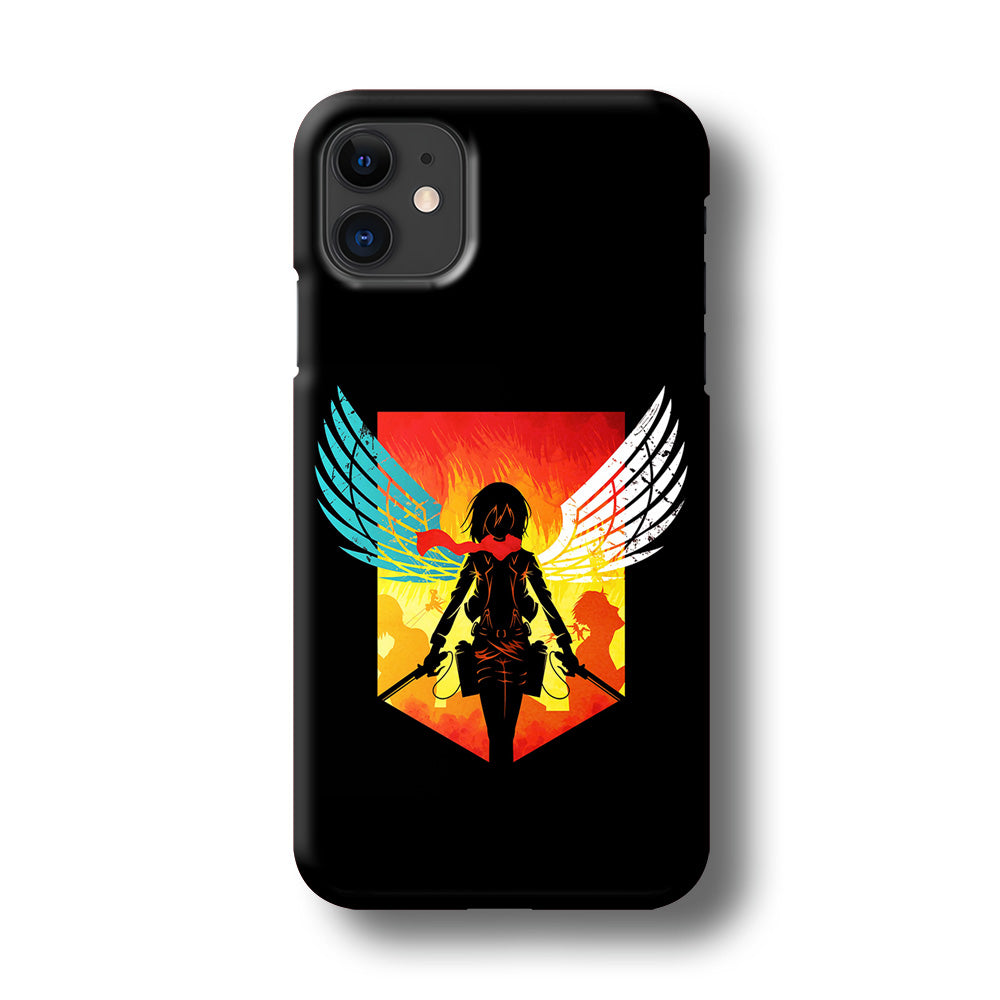 Mikasa Ackerman Art iPhone 11 Case