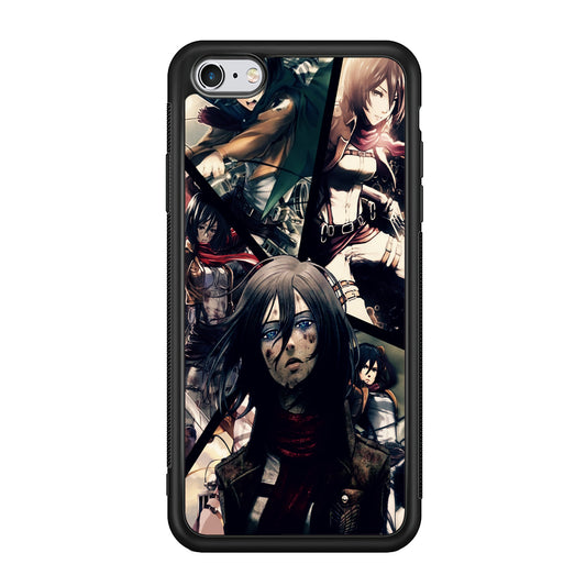 Mikasa Ackerman Collage iPhone 6 Plus | 6s Plus Case