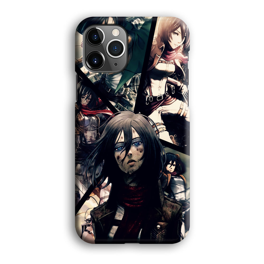 Mikasa Ackerman Collage iPhone 12 Pro Case