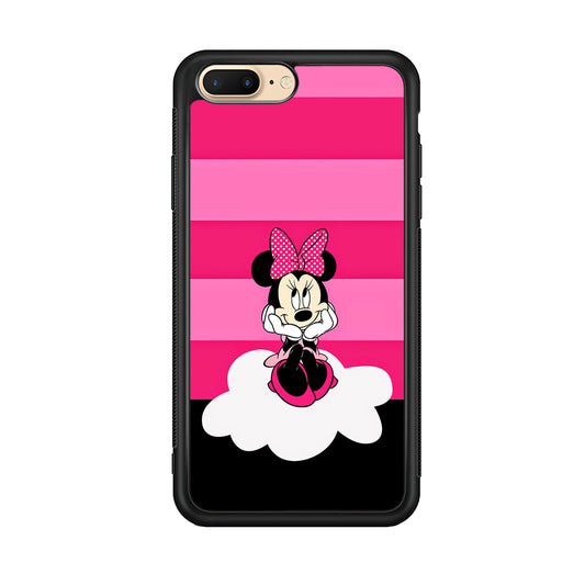 Minnie Mouse Pink Stripe iPhone 8 Plus Case