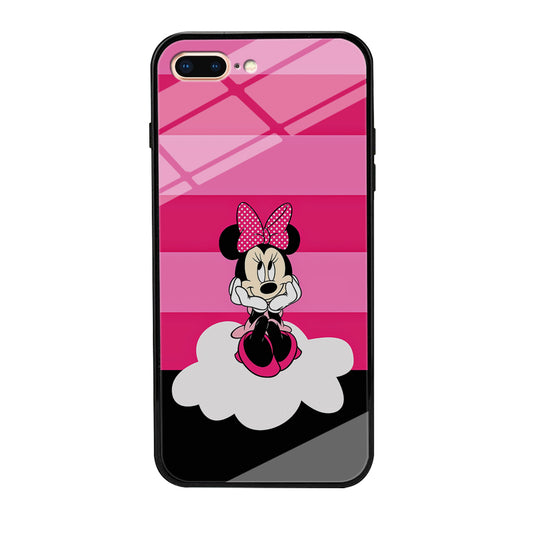 Minnie Mouse Pink Stripe iPhone 7 Plus Case