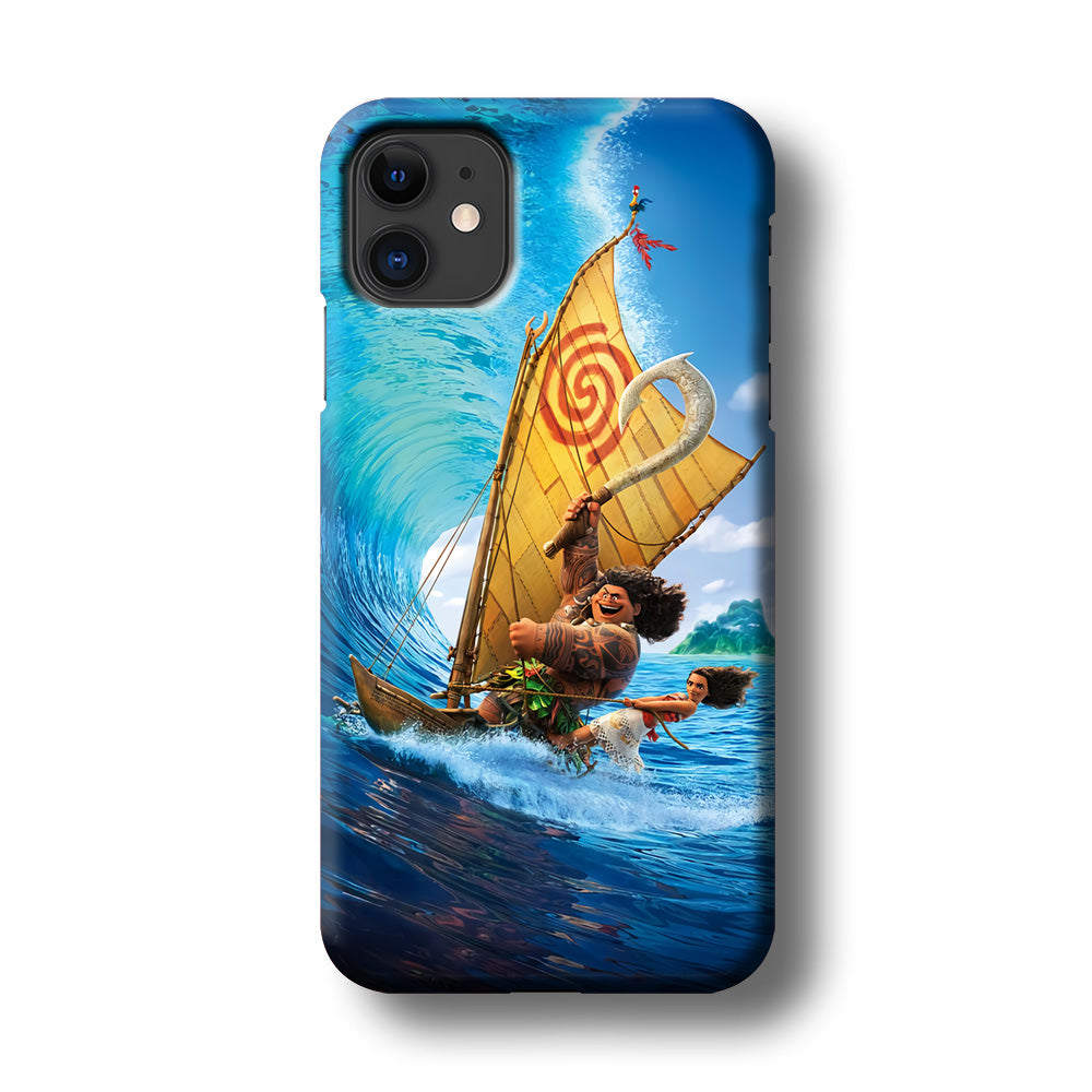 Moana Sailing on The Sea iPhone 11 Case