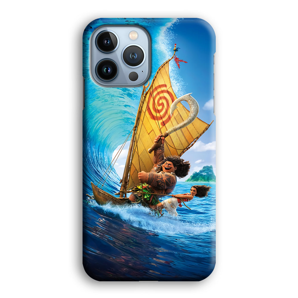 Moana Sailing on The Sea iPhone 14 Pro Case