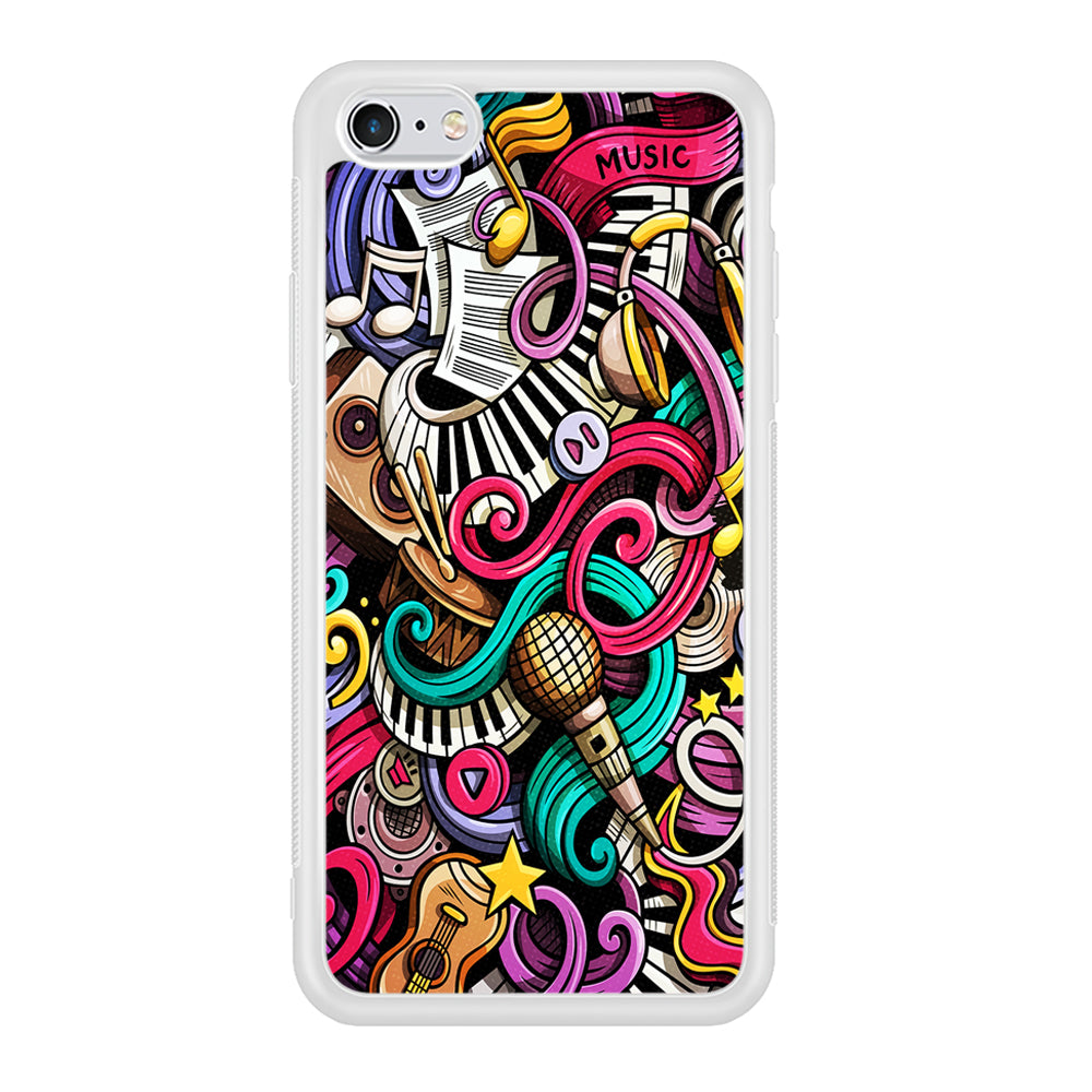 Music Doodle Art iPhone 6 Plus | 6s Plus Case