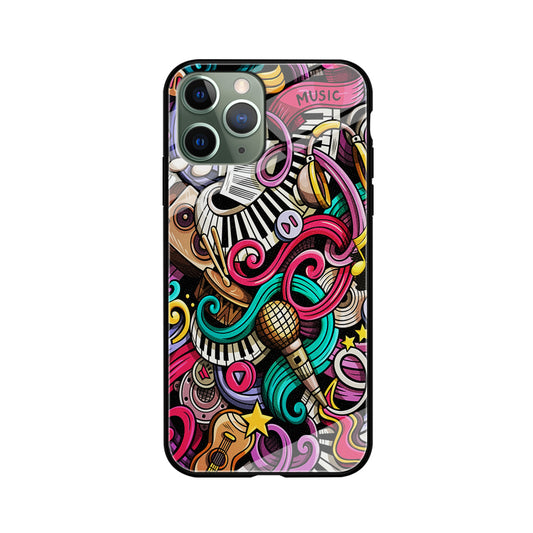 Music Doodle Art iPhone 11 Pro Case