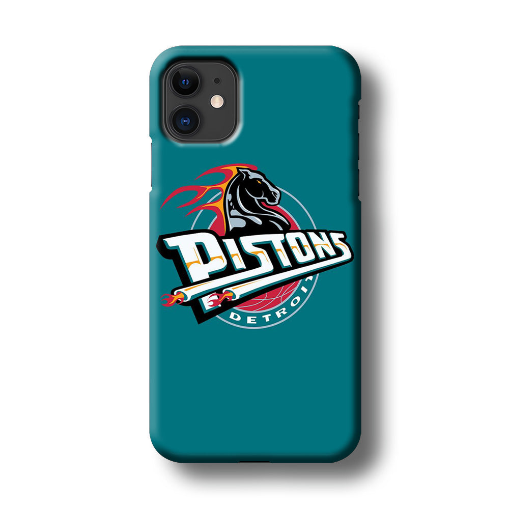 NBA Detroit Pistons Basketball 001 iPhone 11 Case