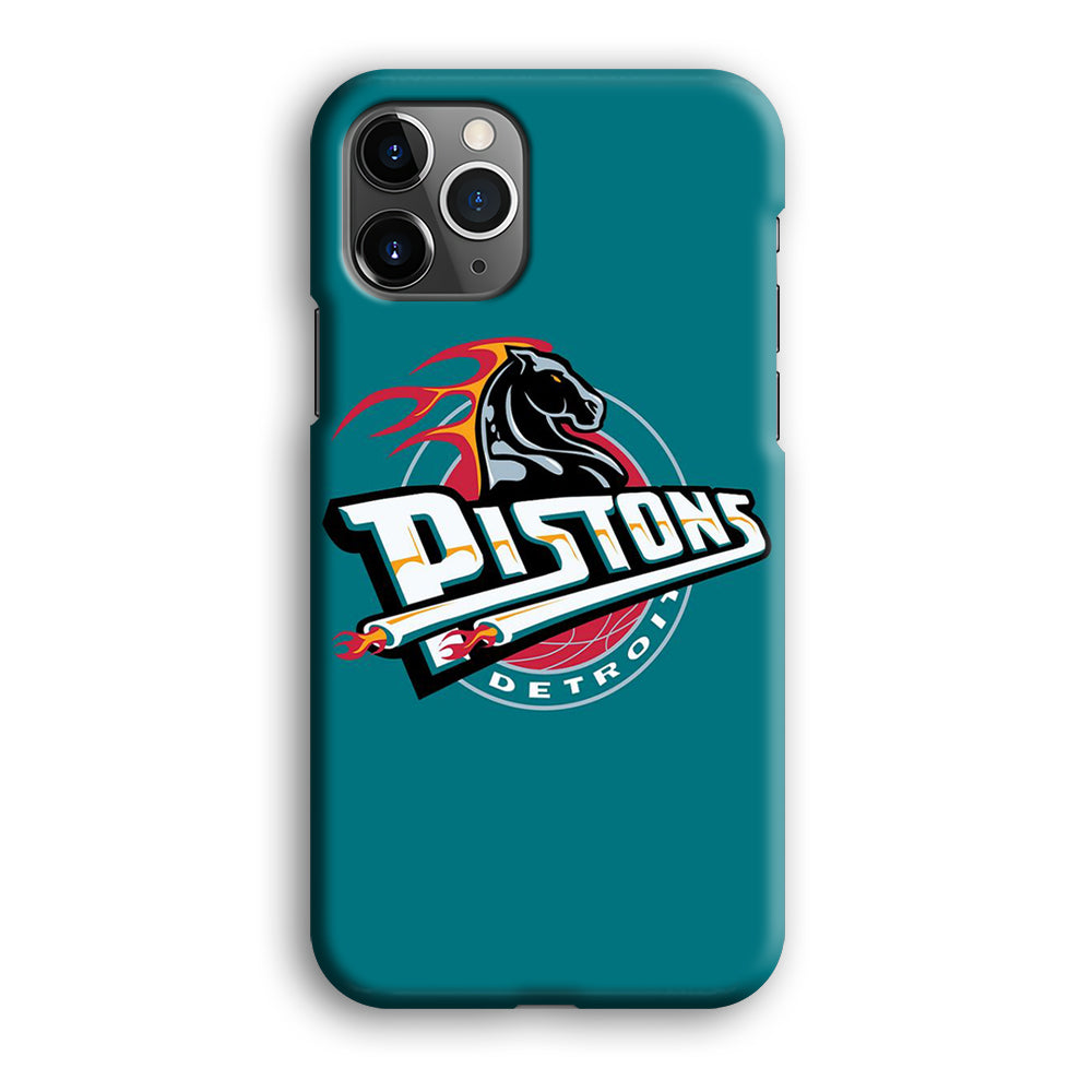 NBA Detroit Pistons Basketball 001 iPhone 12 Pro Case