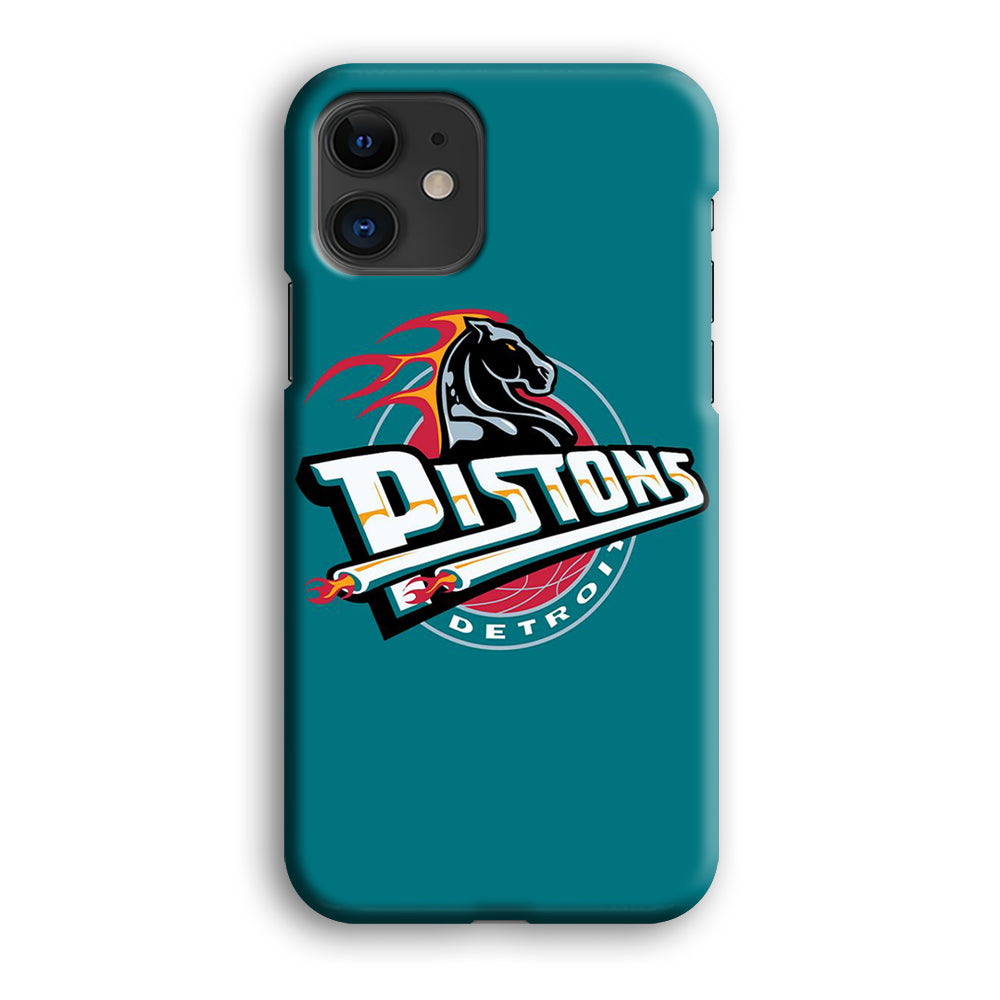 NBA Detroit Pistons Basketball 001 iPhone 12 Case