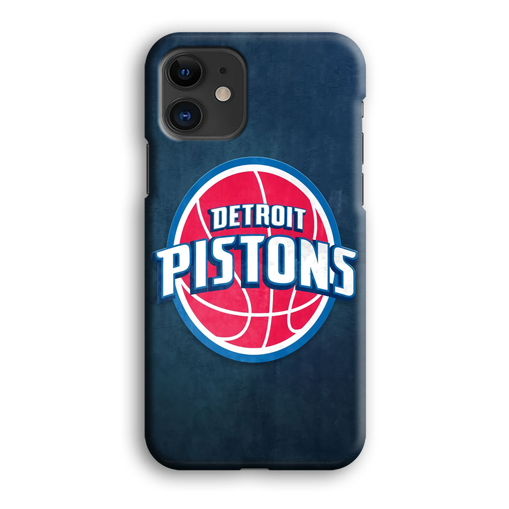 NBA Detroit Pistons Basketball 002 iPhone 12 Case