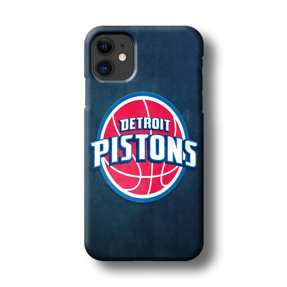 NBA Detroit Pistons Basketball 002 iPhone 11 Case