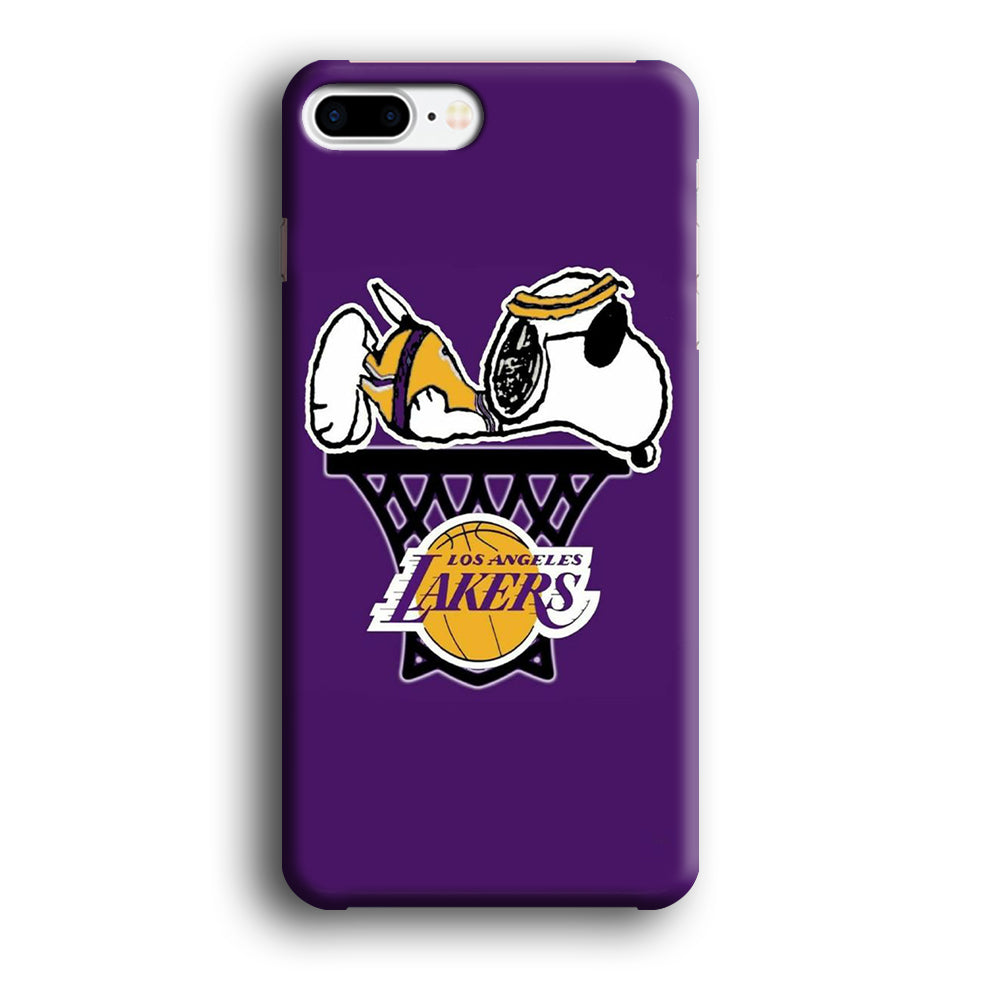 NBA Lakers Snoopy Basketball iPhone 7 Plus Case