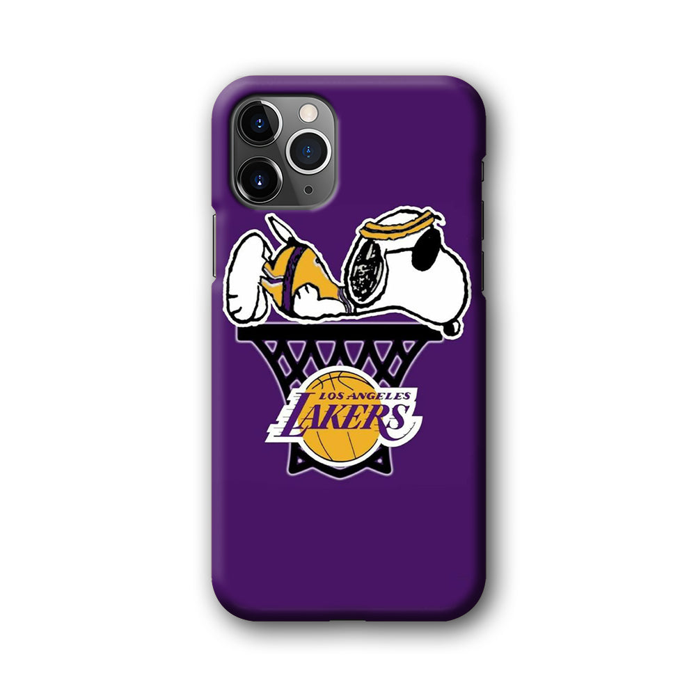 NBA Lakers Snoopy Basketball iPhone 11 Pro Max Case