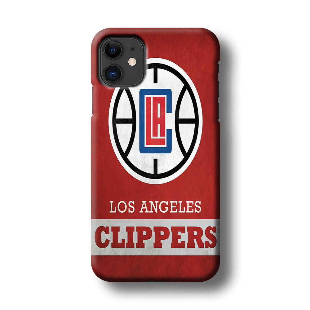 NBA Los Angeles Clippers Basketball 001 iPhone 11 Case